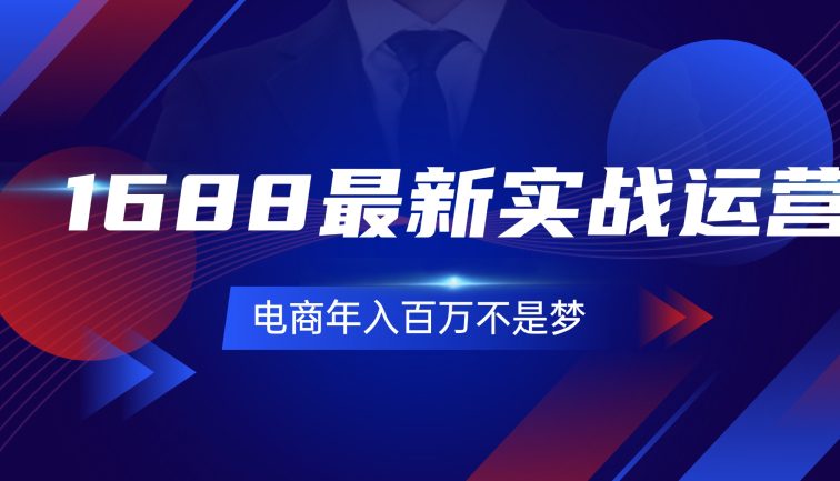 1688最新实战运营  0基础学会1688实战运营，电商年入百万不是梦-131节